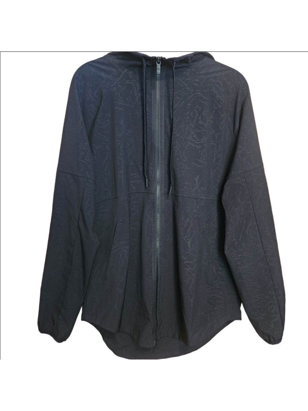 ADIDAS WOMENS ZIP FRONT LIGHT WEIGHT WINDBREAKER JACKET SIZE MEDIUM EUC